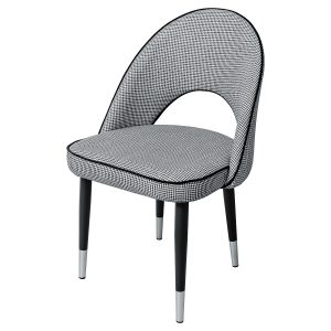 Cassidy Dining Chair Hounds Tooth Fabric