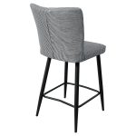 Carter Breakfast Bar Stool - Hounds Tooth - Back