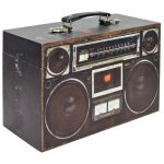 Ghetto Blaster Brown Storage Box