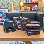 Ghetto Blaster Brown Storage Box Set in our Showroom