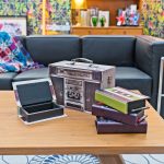 Ghetto Blaster Grey Storage Box Set in our Showroom