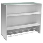 Grey Hollywood Bar Unit - Back