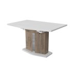 High Gloss Wood Effect Extending Dining Table - Image 2
