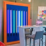 Neon Tube Lights in our Showroom
