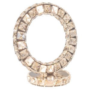 Glass Crystal Ring Light