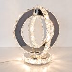 Glass Crystal Double Ring Light - Soft Light