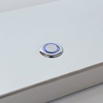 Glass Crystal Heart Light Up Mirror - Dimmer Switch