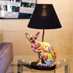 Graffiti Sitting Cat Lamp - Image 2