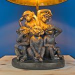 Monkey Troop Lamp Showroom Close Up