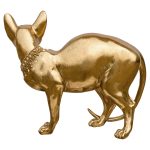 Golden Sphynx Cat Statuette - Image 4