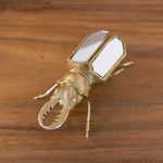 Gold Scarab Beetle Ornament - Image 2