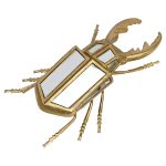 Gold Stag Beetle Ornament - Image 3