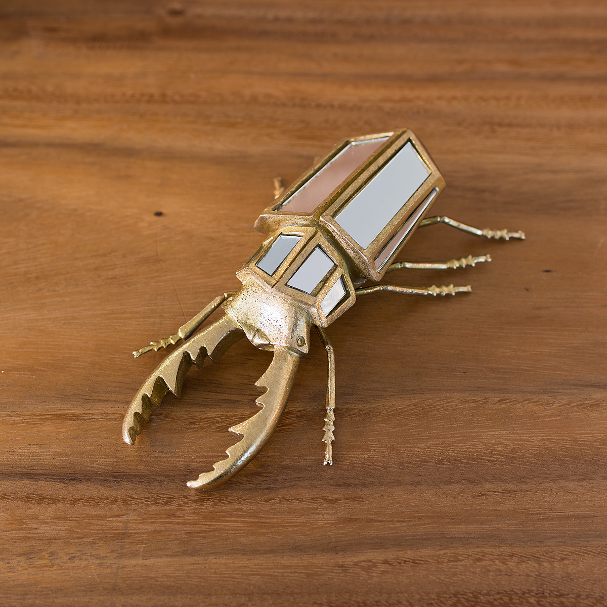 Gold Stag Beetle Ornament - Image 2
