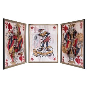 King Queen Joker Kinetic Wall Art