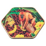 Coasters Hexagonal Golden Monkey Design - Set of 4 - Image 3