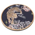 Coasters Circular Leopard Design - Set of 4 - Image 3
