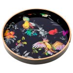 Circular Tray Set With Parrot Design - Image 3