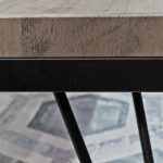 Antique Grey Coffee Table Frame Detail