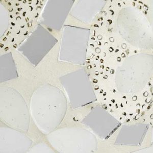 Mirrored Art Deco Flower Texture