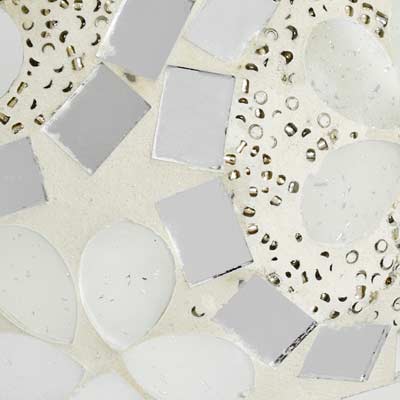 Mirrored Art Deco Flower Texture