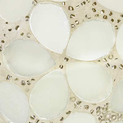 Opaque White Flower Texture