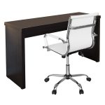 Console Table with White Office Chair