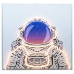 LED Astronaut Light Up Wall Art