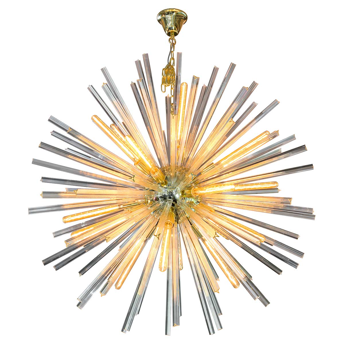 LH82GO Gold Flare Chandelier Gold Flare Chandelier