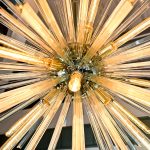 Gold Flare Chandelier - Close Up