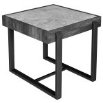 Novara Industrial Style Side Table