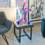 Novara Industrial Style Side Table - Image 2