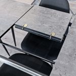 Carleton Dining Table - Extending Mechanism Close Up - Step 3