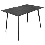 Carleton Black Ash Extending Dining Table