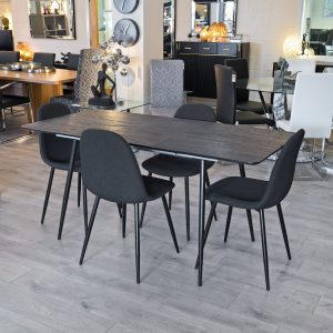 Carleton Black Extending Dining Table