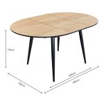 Thornton Natural Extending Dining Table - Image 11
