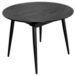 Thornton Black Ash Extending Dining Table