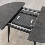 Thornton Black Extending Dining Table - Image 8