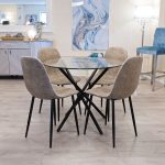 Simone Buckskin Dining Chairs - Image 8