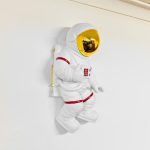 Thumbs Up Wall Mounted Astronaut in our Showroom - Side View
