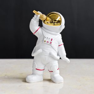 Microphone Astronaut Figurine