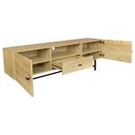 Groove Natural Entertainment Unit - Open