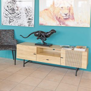 Groove Natural Entertainment Unit in our Showroom