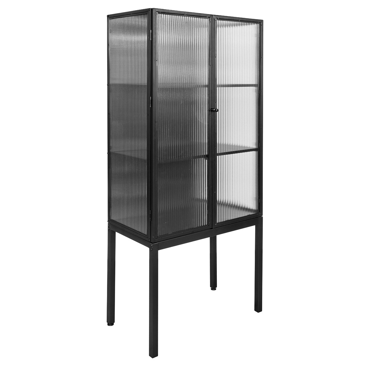 fw1200_black_display_cabinet Black Display Cabinet - Image 1