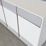 Barnes White and Grey Sideboard - Close Up
