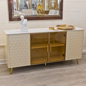 Taylor Cream Sideboard in our Showroom