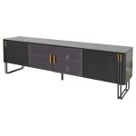 Genero Black and Gold TV Unit
