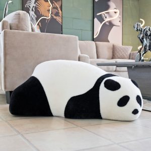Panda Bear Floor Cushion in our Showroom
