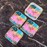 Myrtle and Mary Barbie Square Coaster Design