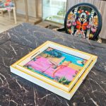 Myrtle and Mary Barbie Square Trays in our Showroom