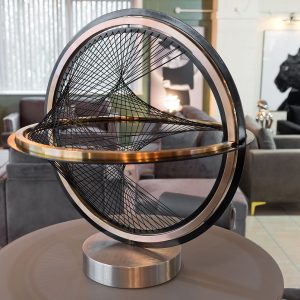 Decorative Orb Sculpture in our Showroom